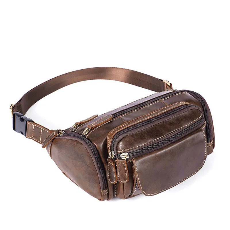 New Men Genuine Leather Waist Packs Male Chest Bags Leather Belt Bag Phone Pouch Bags Travel Pack Fanny Packs Retro Waist Bags
New Men Genuine Leather Waist Packs Male Chest Bags Leather Belt Bag Phone Pouch Bags Travel Pack Fanny Packs Retro Waist Bags