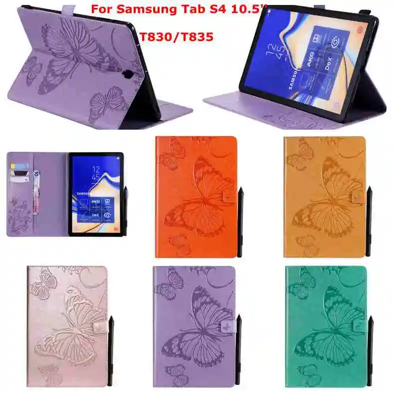 For Samsung Tab S4 10.5'' Cover 3D Emboss Butterfly Leather Flip wallet case for Samsung Galaxy Tab S4 T835 T830 Tablet Case
For Samsung Tab S4 10.5'' Cover 3D Emboss Butterfly Leather Flip wallet case for Samsung Galaxy Tab S4 T835 T830 Tablet Case