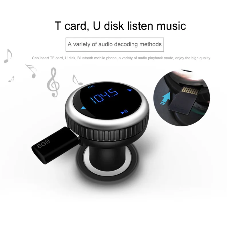 New Bluetooth Receiver FM Transmitter Wireles Car Charger MP3 Player Dual USB Charging for iPhone 7/7 Plus iPad Samsung CSL2017
New Bluetooth Receiver FM Transmitter Wireles Car Charger MP3 Player Dual USB Charging for iPhone 7/7 Plus iPad Samsung CSL2017