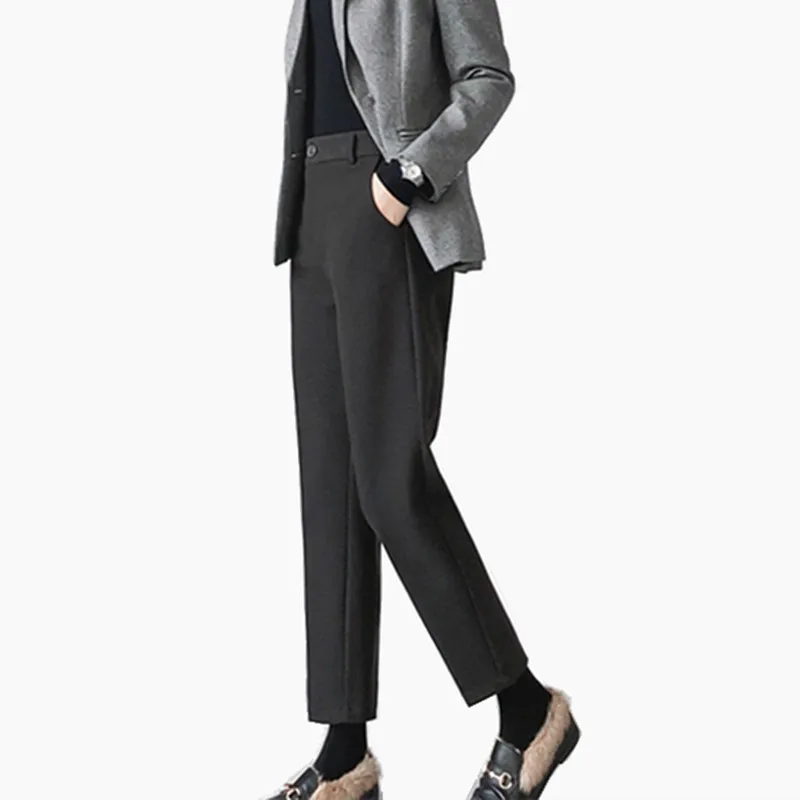 2019 Women Formal Pants Black Ankle Length Office Lady Wear To Work Female Trousers Casual Harem Pants Fashion Summer XXL XXXL
2019 Women Formal Pants Black Ankle Length Office Lady Wear To Work Female Trousers Casual Harem Pants Fashion Summer XXL XXXL