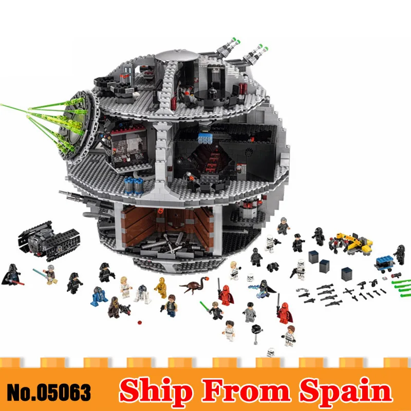 05063 Star War Series The Death Star Model Building Block Bricks Kids DIY Toys Compatible with Legoed 75159 Christmas Gifts
05063 Star War Series The Death Star Model Building Block Bricks Kids DIY Toys Compatible with Legoed 75159 Christmas Gifts