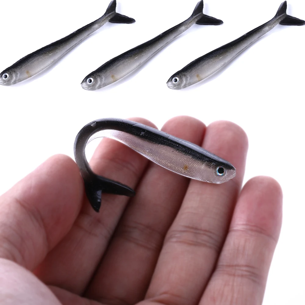 10pcs 8cm/2.2g Soft Rubber Wobblers Isca Artificial Bait Silicone Fishing Lures Sea Carp Fishing Tackles
10pcs 8cm/2.2g Soft Rubber Wobblers Isca Artificial Bait Silicone Fishing Lures Sea Carp Fishing Tackles