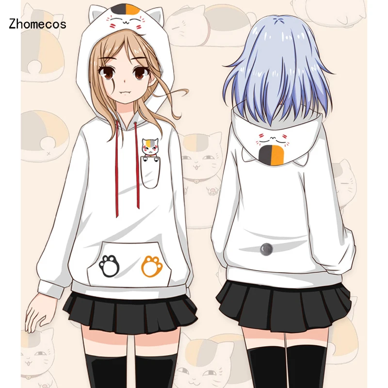 

Cotton Amine Natsume Yuujinchou Nyanko Sensei Hooded Hoodie Jacket Coat Costumes Cosplay For Woman