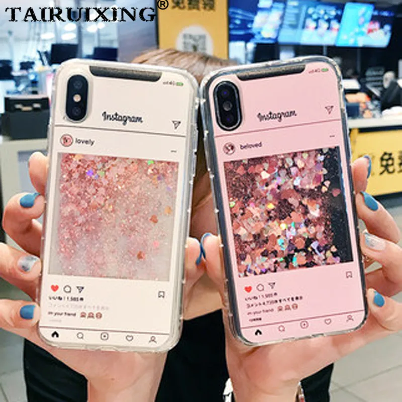 Liquid Case For iPhone SE XS Max XR X 10 5s 6s 7 8 Plus Meizu Meilan 3S Note 3 5 5S Cartoon Instagram Soft Silicone Cover
Liquid Case For iPhone SE XS Max XR X 10 5s 6s 7 8 Plus Meizu Meilan 3S Note 3 5 5S Cartoon Instagram Soft Silicone Cover