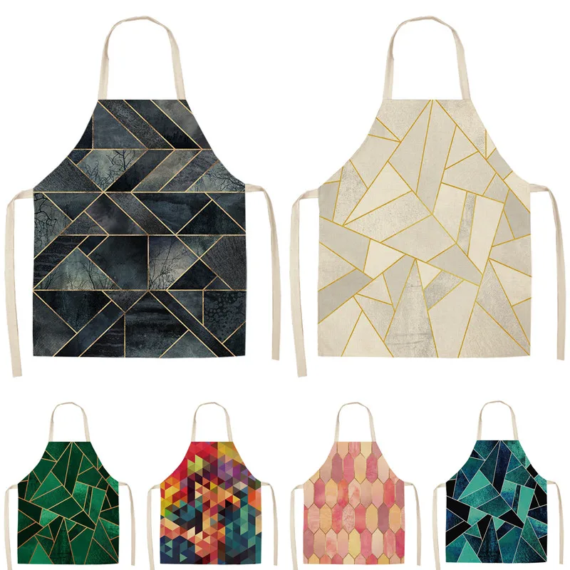 1Pcs Geometric Printed Kitchen Aprons for Woman and Man Home Cooking Baking Shop Cotton Linen Cleaning Apron 53*65cm G1014
1Pcs Geometric Printed Kitchen Aprons for Woman and Man Home Cooking Baking Shop Cotton Linen Cleaning Apron 53*65cm G1014