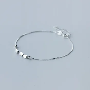 1pc 925 Sterling Silver 3Beans &Double Round Box Chain Bracelet Charm | Slim and Dainty Bridesmaid Jewelry adjustable sz LS122
1pc 925 Sterling Silver 3Beans &Double Round Box Chain Bracelet Charm | Slim and Dainty Bridesmaid Jewelry adjustable sz LS122