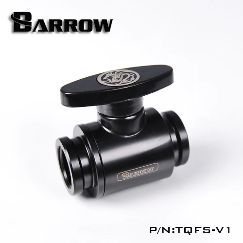 Barrow TQFS-V1 Silver Black Female to Female G1/4" Threads Water Cooling Ball Valve 
Barrow TQFS-V1 Silver Black Female to Female G1/4" Threads Water Cooling Ball Valve