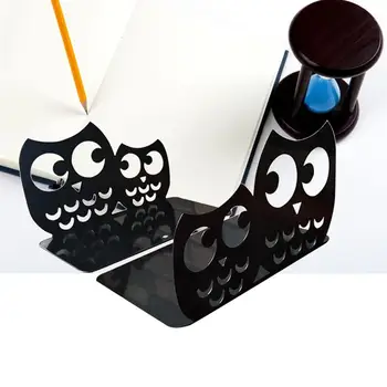 1 Pair Bookends Frame Creative Owl Pattern Lightweight Bookends Frame Metal Bookends Frame Bookends Frame Book Organiser
1 Pair Bookends Frame Creative Owl Pattern Lightweight Bookends Frame Metal Bookends Frame Bookends Frame Book Organiser