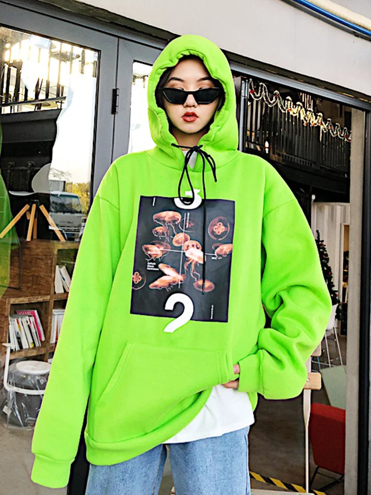 Jasmine Strange Girl Jellyfish Loose Overize Plush Hooded Student hoodies sweatshirt
Jasmine Strange Girl Jellyfish Loose Overize Plush Hooded Student hoodies sweatshirt