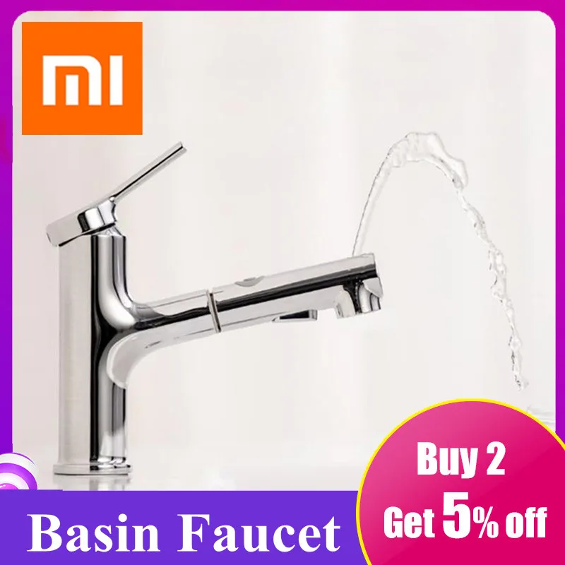 Xiaomi DABAI Bathroom Basin Sink Faucet W/ Pull Out Rinser Sprayer Gargle Brushing 2 Mode Mixer Tap Cold & Hot Bathtub Faucet
Xiaomi DABAI Bathroom Basin Sink Faucet W/ Pull Out Rinser Sprayer Gargle Brushing 2 Mode Mixer Tap Cold & Hot Bathtub Faucet