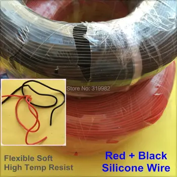300M/lot Silicone Rubber Wire 24 Gauge Insulated Red Black Cable Flexible Soft for LED Lighting Strip Extension Electronic DIY
300M/lot Silicone Rubber Wire 24 Gauge Insulated Red Black Cable Flexible Soft for LED Lighting Strip Extension Electronic DIY