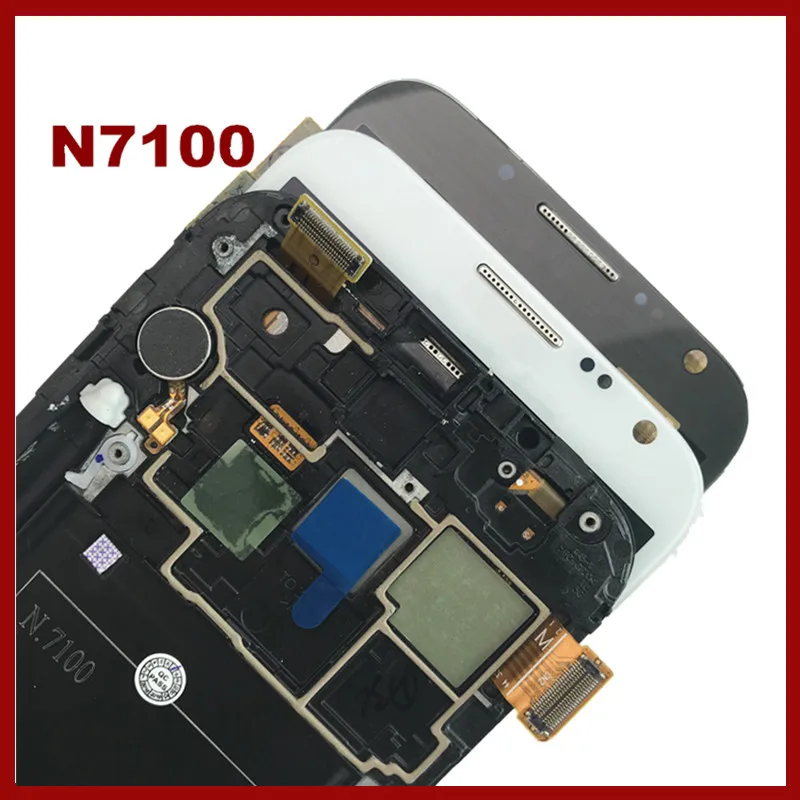 With Frame N7100 LCD For SAMSUNG Galaxy Note 2 N7100 Note2 LCD Super AMOLED Tested Display Screen Touch Digitizer Assembly
With Frame N7100 LCD For SAMSUNG Galaxy Note 2 N7100 Note2 LCD Super AMOLED Tested Display Screen Touch Digitizer Assembly