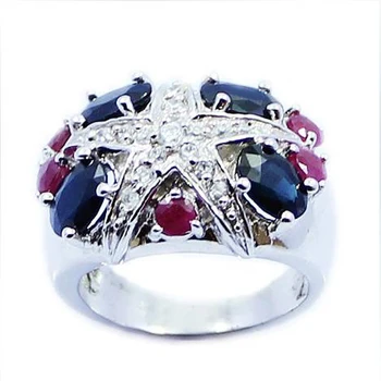 2017 New Qi Xuan_Fashion Jewelry_Dark Blue Stone Starfish Rings_Real Rings_S925 Solid Sliver Rings_Manufacturer Directly Sales
2017 New Qi Xuan_Fashion Jewelry_Dark Blue Stone Starfish Rings_Real Rings_S925 Solid Sliver Rings_Manufacturer Directly Sales