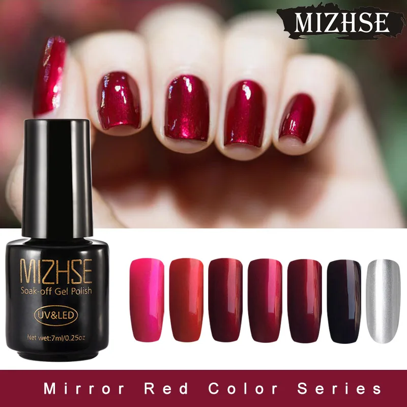 MIZHSE Hybrid Gel Varnish Red Titanium UV Gel Nail Polish Mirror Metal Bright Effect Primer Lacquer Acrylic Color Nail Glue
MIZHSE Hybrid Gel Varnish Red Titanium UV Gel Nail Polish Mirror Metal Bright Effect Primer Lacquer Acrylic Color Nail Glue