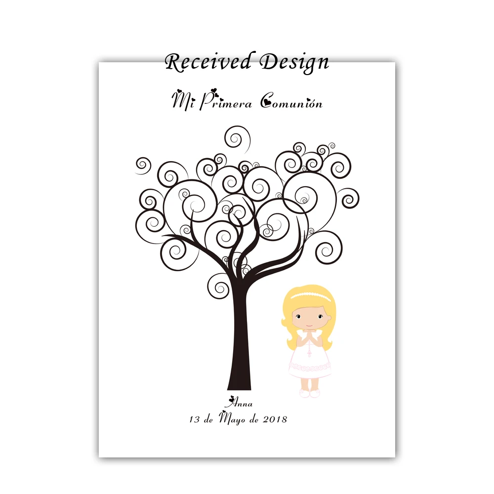 Free-Custom-Name-Date-My-First-Holy-Communion-DIY-Fingerprint-Guest-Sign-Book-Girls-Boys-Baby (2)