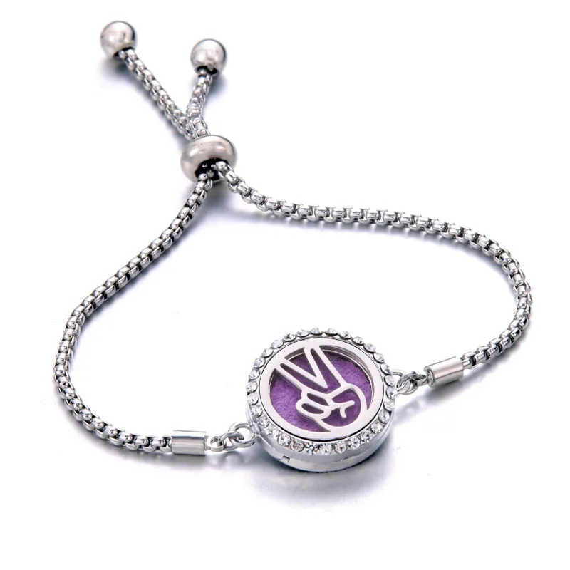 New fun scissors hand Aroma diffuser bracelet Crystal rhinestone adjustable Perfume Aromatherapy bracelet women girl fun gift
New fun scissors hand Aroma diffuser bracelet Crystal rhinestone adjustable Perfume Aromatherapy bracelet women girl fun gift