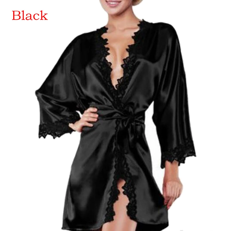 Women Sexy Short Lace Satin Bride Robe Summer Bridesmaid Nightwear Dress Gown Silk Kimono Bathrobe
Women Sexy Short Lace Satin Bride Robe Summer Bridesmaid Nightwear Dress Gown Silk Kimono Bathrobe