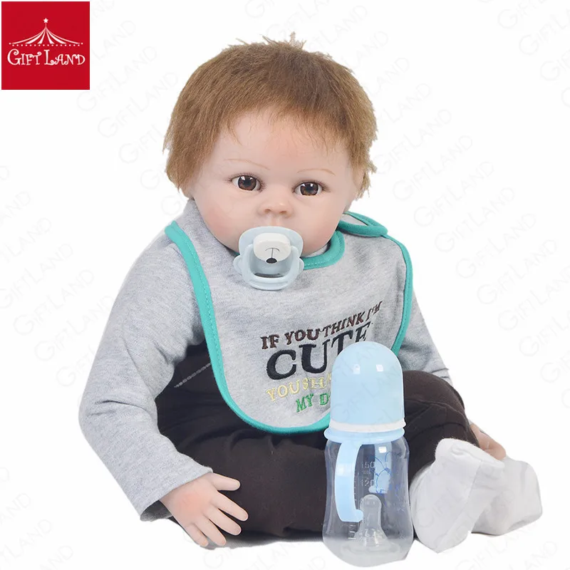 Reborn Baby Doll Handmade Cute Baby Doll Big Brown Eyes Baby Prince Baby Princess Best Gifts For Boys Or Girls Birthday HOT Sale
Reborn Baby Doll Handmade Cute Baby Doll Big Brown Eyes Baby Prince Baby Princess Best Gifts For Boys Or Girls Birthday HOT Sale