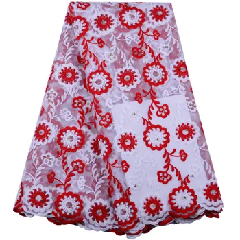 Red + white African Lace Fabric High Quality 2019 French Lace Fabric Milk Silk Lace Nigerian Lace Fabric For Wedding Dress A1513
Red + white African Lace Fabric High Quality 2019 French Lace Fabric Milk Silk Lace Nigerian Lace Fabric For Wedding Dress A1513