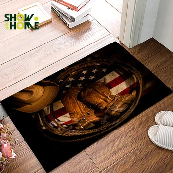 Showhome American West Cowboy Doormats For Entrance Way Dirt Debris Mud Trapper Boot Shoes Scraper Machine Washable Bath Shower
Showhome American West Cowboy Doormats For Entrance Way Dirt Debris Mud Trapper Boot Shoes Scraper Machine Washable Bath Shower