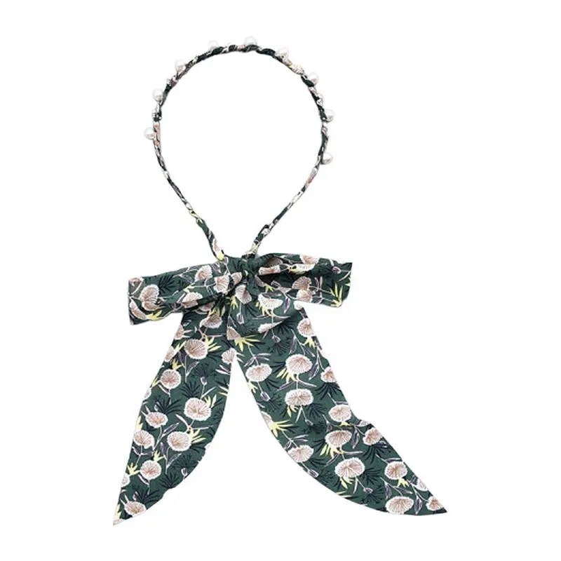 Korean Ladies Sweet Girls Imitation Pearl Rhinestone Headband Woven Braided Floral Bowknot Ribbon Hair Hoop Vintage Headpiece 
Korean Ladies Sweet Girls Imitation Pearl Rhinestone Headband Woven Braided Floral Bowknot Ribbon Hair Hoop Vintage Headpiece