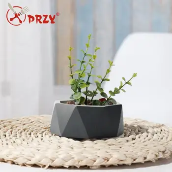 SN0033 3D vase Cement pot molds succulent flower pot geometric shape silicone mold handmade concrete mould aroma stone moulds
SN0033 3D vase Cement pot molds succulent flower pot geometric shape silicone mold handmade concrete mould aroma stone moulds