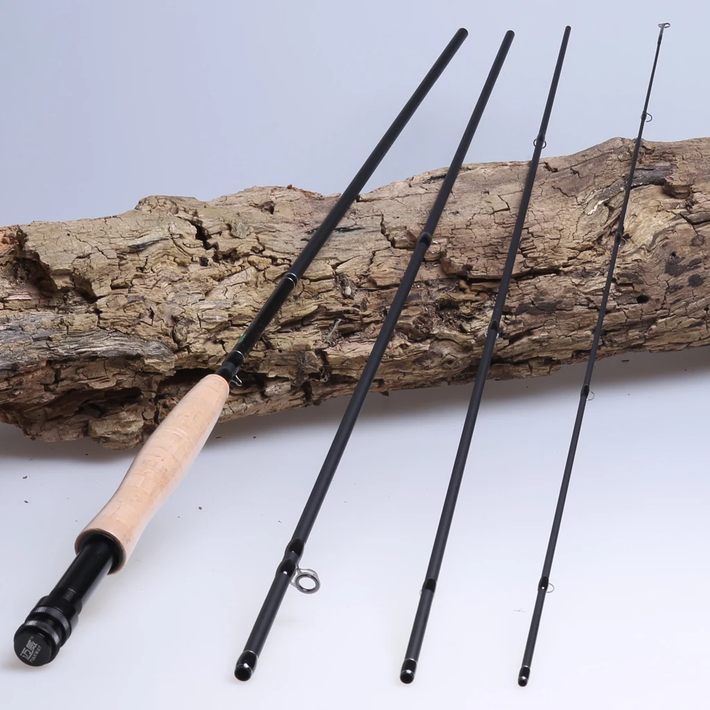 2.1m 4 Pieces 30T Carbon Fiber Fly Fishing Rod Pole 3/4# 4 Sections Medium Fast Action For Carp Pesca
2.1m 4 Pieces 30T Carbon Fiber Fly Fishing Rod Pole 3/4# 4 Sections Medium Fast Action For Carp Pesca