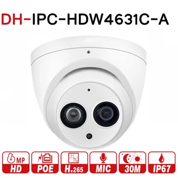 DH IPC-HDW4631C-A with logo 6MP IP Camera HD POE Network Mini Dome Network Camera With Built-in MIC CCTV Camera Metal Case IK10
DH IPC-HDW4631C-A with logo 6MP IP Camera HD POE Network Mini Dome Network Camera With Built-in MIC CCTV Camera Metal Case IK10