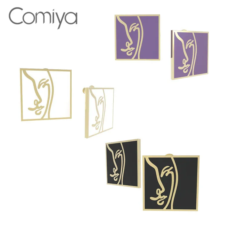 Comiya Statement Stud Earrings For Women Cute Fashion Simple Korean Earring For Woman Zinc Alloy Square Face Charms Mujer Bijoux
Comiya Statement Stud Earrings For Women Cute Fashion Simple Korean Earring For Woman Zinc Alloy Square Face Charms Mujer Bijoux