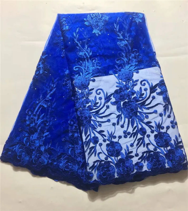 2019 African Beaded Tulle Lace Fabric High High Quality Lace Material Net French Embroidery Nigeria Lace Fabric Royal Blue
2019 African Beaded Tulle Lace Fabric High High Quality Lace Material Net French Embroidery Nigeria Lace Fabric Royal Blue
