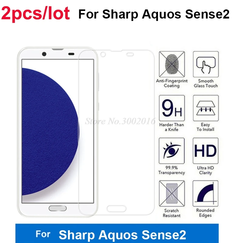 2Pcs Ultra-thin Screen Protector For Sharp Aquos Sense 2 Tempered Glass Guard Protector Phone Film For Sharp Aquos Sense2 SH-01
2Pcs Ultra-thin Screen Protector For Sharp Aquos Sense 2 Tempered Glass Guard Protector Phone Film For Sharp Aquos Sense2 SH-01