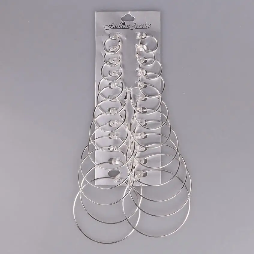 OTOKY Oversize Big Circle Hoop Earring Set For Women Simple Punk Style Brincos Round Earrings Party Jewelry Gift 12 pair Mar16
OTOKY Oversize Big Circle Hoop Earring Set For Women Simple Punk Style Brincos Round Earrings Party Jewelry Gift 12 pair Mar16