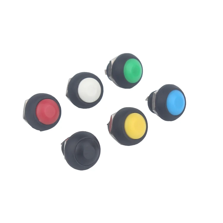 ABBEYCON 6 Colors Small 12mm Domed Plastic Momentary Pin Terminal Waterproof Doorbell Push Button Switch Blcak Green Housing
ABBEYCON 6 Colors Small 12mm Domed Plastic Momentary Pin Terminal Waterproof Doorbell Push Button Switch Blcak Green Housing