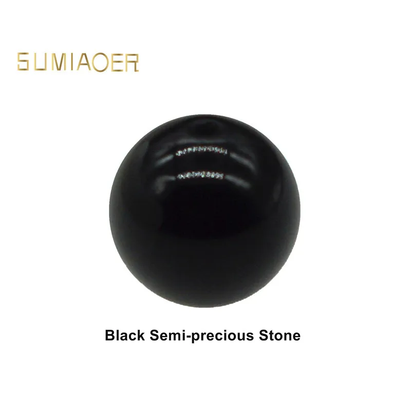 Sumiaoer Fashion Jewelry Beads For Jewelry Making Bracelet DIY Stone Jewelry Black Beads Mens Bead Necklaces Round Shape 4-12MM
Sumiaoer Fashion Jewelry Beads For Jewelry Making Bracelet DIY Stone Jewelry Black Beads Mens Bead Necklaces Round Shape 4-12MM