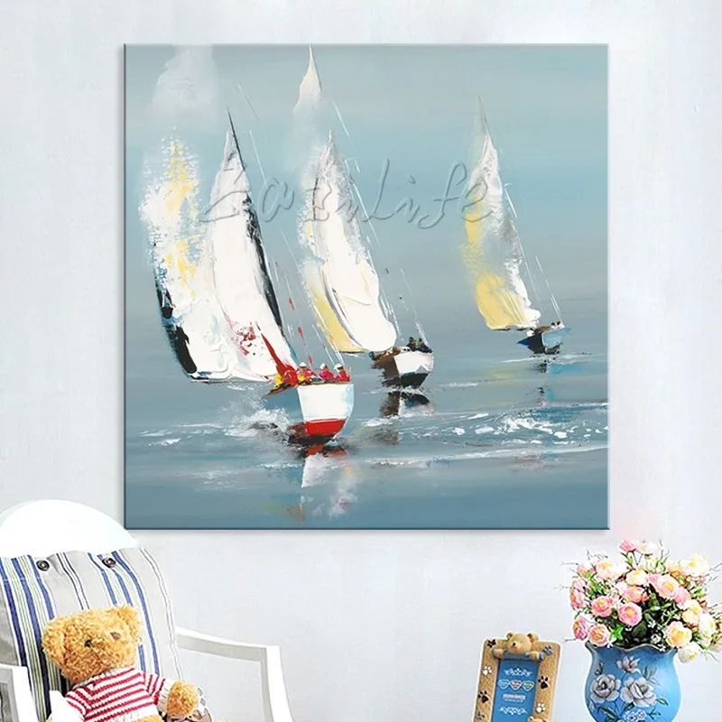 Quadro boat ship Yacht sailing knife oil painting cuadros abstractos moderno abstract painting Wall art Pictures for dining room
Quadro boat ship Yacht sailing knife oil painting cuadros abstractos moderno abstract painting Wall art Pictures for dining room