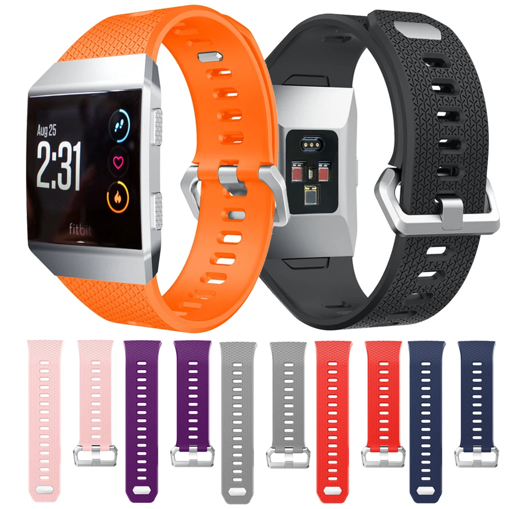 Силиконовый ремешок для Fitbit Ionic Sports TPU силиконовый браслет сменный наручных часов