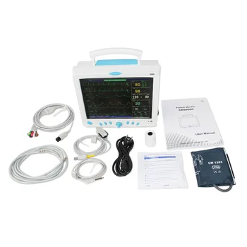 CMS9000 12.1'' Colour LCD Screen Display Multi parameter ICU Patient Monitor, Ready to Use with ECG, NIBP, SPO2, Pulse Rate
CMS9000 12.1'' Colour LCD Screen Display Multi parameter ICU Patient Monitor, Ready to Use with ECG, NIBP, SPO2, Pulse Rate