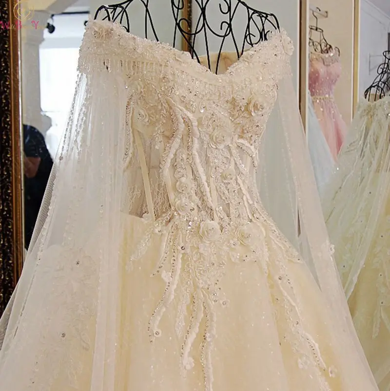 Vestido de Noiva 2019 Princess Wedding Dress Off Shoulder Applique Lace Boat Neck Beading Ball Gown Bridal Dress Robe De Mariee
Vestido de Noiva 2019 Princess Wedding Dress Off Shoulder Applique Lace Boat Neck Beading Ball Gown Bridal Dress Robe De Mariee