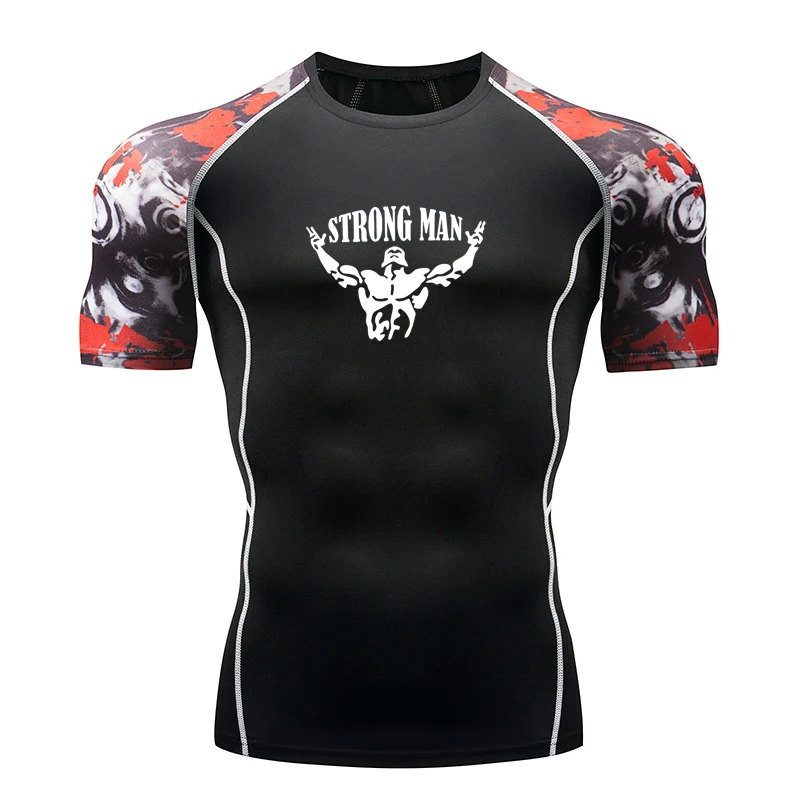 2019 Summer Men's Running T-shirt Quick drying Short Sleeve Compression Top coat Gym Bodybuilding jogging Training Sport Shirt
2019 Summer Men's Running T-shirt Quick drying Short Sleeve Compression Top coat Gym Bodybuilding jogging Training Sport Shirt