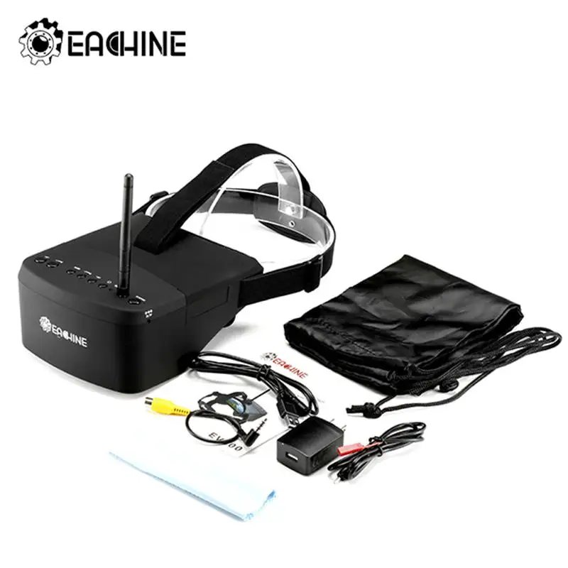 

Eachine EV800 5 Inches 800x480 5.8G 40CH Raceband Auto-Searching FPV Goggles With Build-in Battery For FPV Quadcopter RC Drones