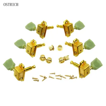 Ostrlch 3 Right 3 Left K Style Guitar Tombstone Tuning Keys Pegs Machine Head Tuners Set for Replacement,Chrome
Ostrlch 3 Right 3 Left K Style Guitar Tombstone Tuning Keys Pegs Machine Head Tuners Set for Replacement,Chrome