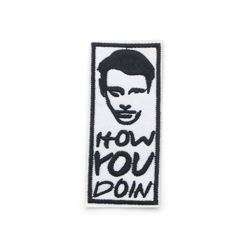 10pcs/lot TV best friend letter how you doin iron on T-shirt clothes Embroidered Patches for DIY para jacket bag badges stickers
10pcs/lot TV best friend letter how you doin iron on T-shirt clothes Embroidered Patches for DIY para jacket bag badges stickers