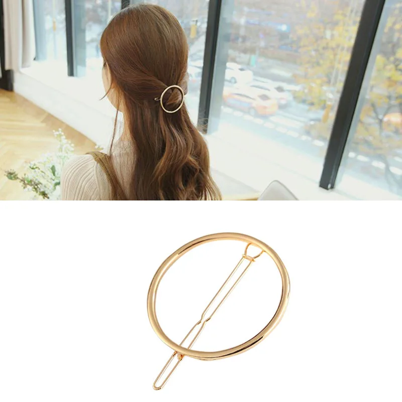 1Pc Women Girls Metal Alloy Circle Hairgrip Barrette Round Shape Hair Clip Geometric Hollow Hoop Bobby Pin Ponytail Holder Clamp
1Pc Women Girls Metal Alloy Circle Hairgrip Barrette Round Shape Hair Clip Geometric Hollow Hoop Bobby Pin Ponytail Holder Clamp