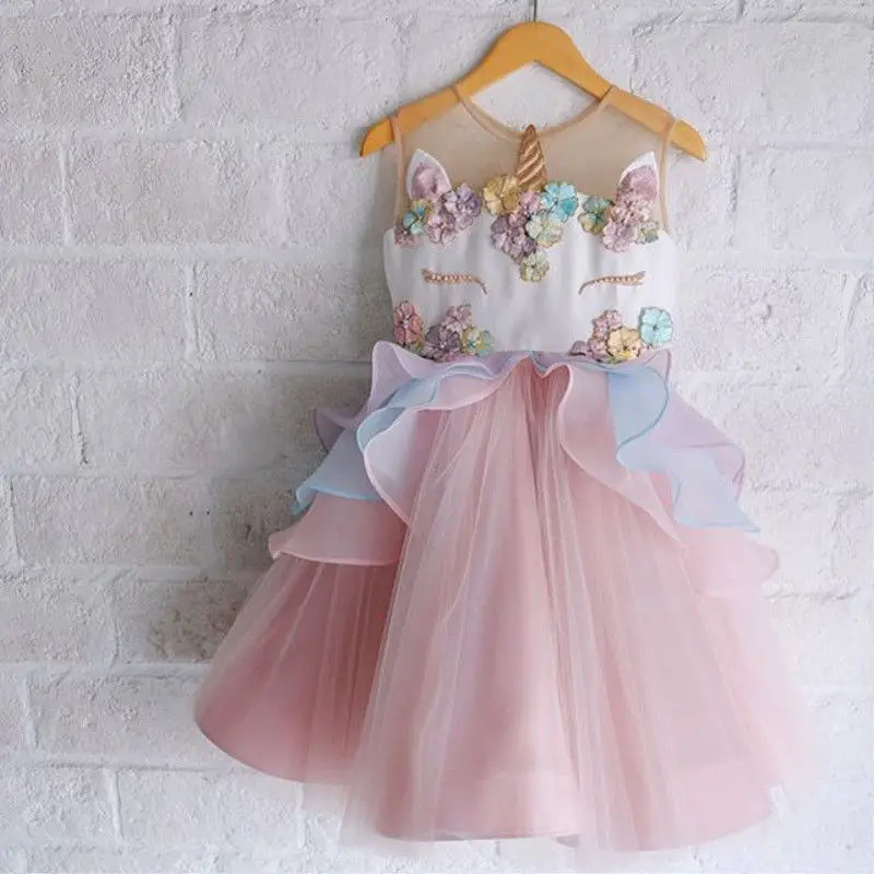 THE NEW FASHION summer personality Baby Girls Chiffon Unicorn Princess Wedding Bridesmaid Party Flowers Lace Dress stylish CH
THE NEW FASHION summer personality Baby Girls Chiffon Unicorn Princess Wedding Bridesmaid Party Flowers Lace Dress stylish CH