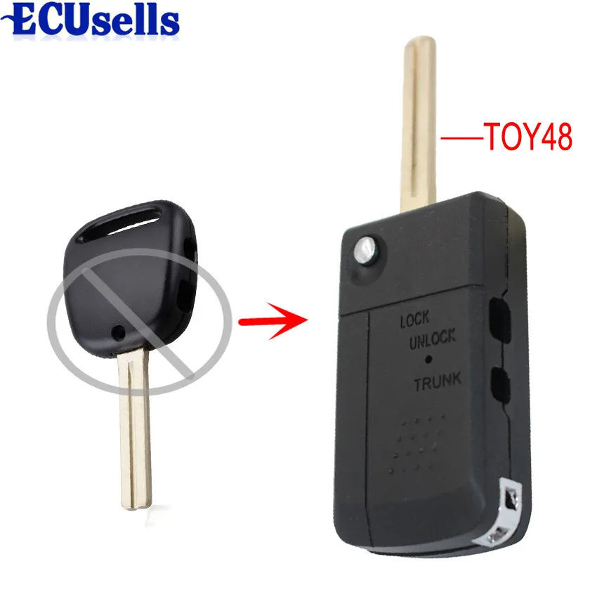 New Replacement Modified Folding Remote Key Shell Flip Car Key Cover TOY 48 Side 2 Button for Toyota
New Replacement Modified Folding Remote Key Shell Flip Car Key Cover TOY 48 Side 2 Button for Toyota