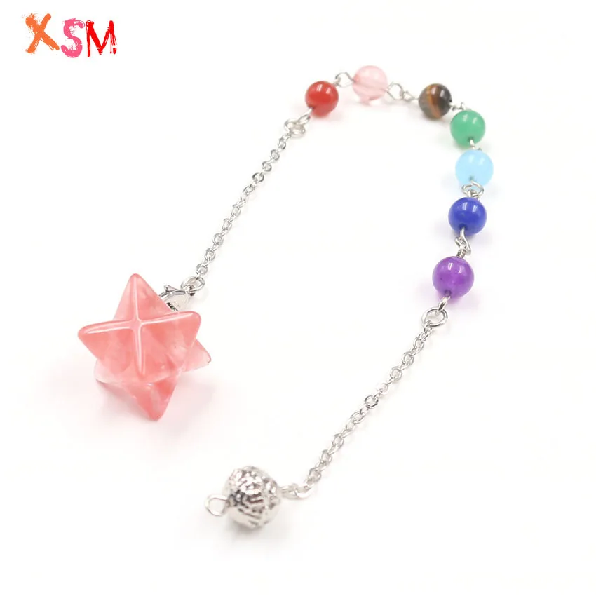xinshangmie Natural Small Merkaba Natural Cherry Quartzs Pendulum Reiki Healing Point Pendant 7 Chakra Fashion Jewelry Gift 1Pcs
xinshangmie Natural Small Merkaba Natural Cherry Quartzs Pendulum Reiki Healing Point Pendant 7 Chakra Fashion Jewelry Gift 1Pcs