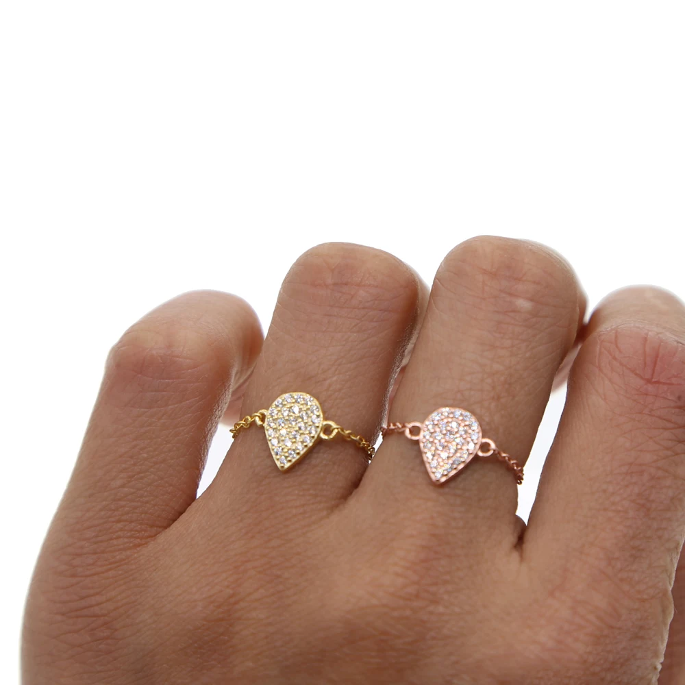 silver gold rose gold 3 colors open adjust delicate chain tear drop charm 925 sterling silver women chain ring
silver gold rose gold 3 colors open adjust delicate chain tear drop charm 925 sterling silver women chain ring