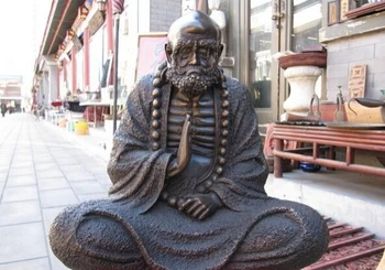 USPS to USA S0709 china Tibet Buddhism temple Pure red bronze Dharma ancestors Amitabha God Statue
USPS to USA S0709 china Tibet Buddhism temple Pure red bronze Dharma ancestors Amitabha God Statue