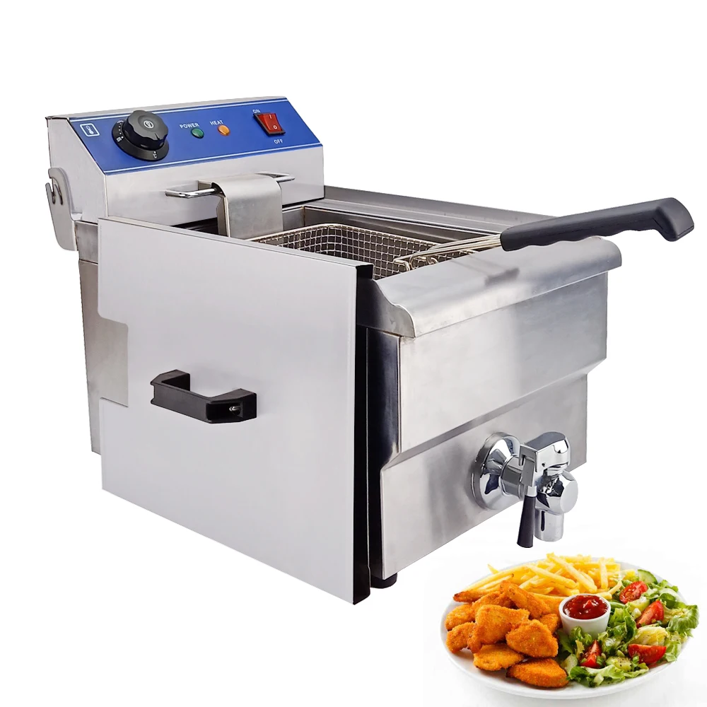 TAIMIKO Deep Fryer Multifunctional commercial fryer with thermostat control hot sale kitchen equipment
TAIMIKO Deep Fryer Multifunctional commercial fryer with thermostat control hot sale kitchen equipment