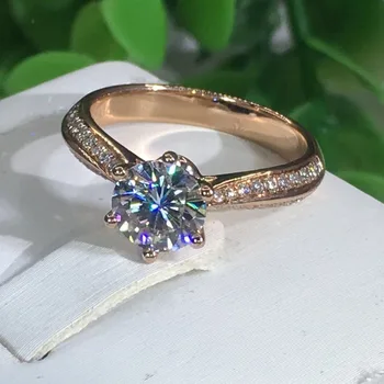 100% 18K 750Au Gold Moissanite Diamond Ring Wedding ring D color VVS With national certificate MO-H10033
100% 18K 750Au Gold Moissanite Diamond Ring Wedding ring D color VVS With national certificate MO-H10033